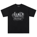 AMIRI Logo crystal-embellished cotton T-shirt