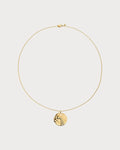 MONICA VINADER Aquarius Zodiac 18ct Yellow Gold Vermeil Pendant Necklace(Gold)
